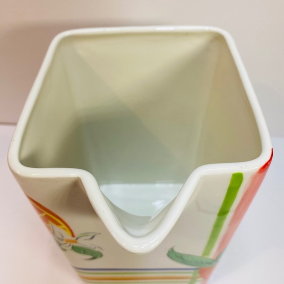 Very Rare AMBIANCE COLLECTION BY NANETTE VACHER Marigot Juice Pitcher EUC - Picture 6 of 11